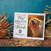 Pet Memorial Marble Photo Lijst Fotoplaat (Zijkant)