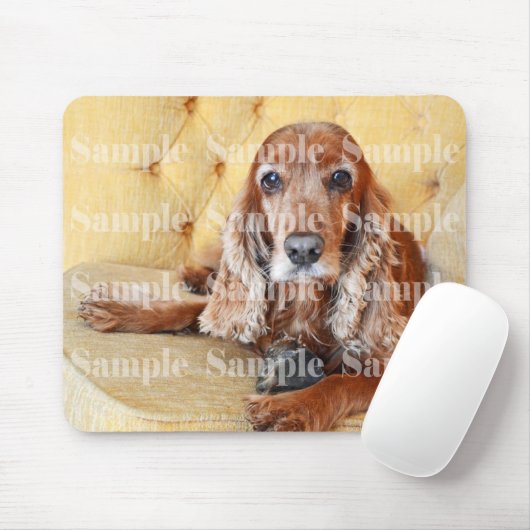 Pet memorial memory / PERSONALIZE foto Muismat (Met muis)