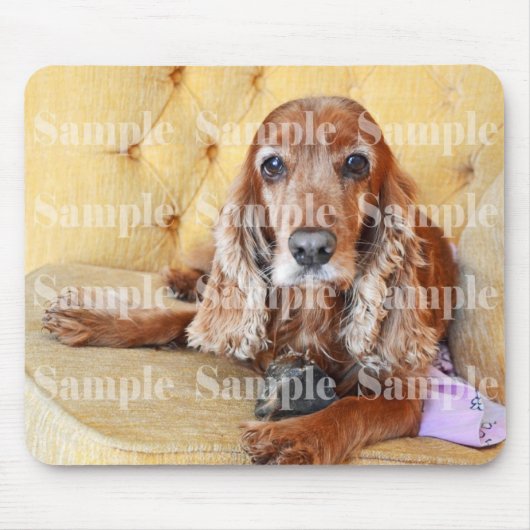 Pet memorial memory / PERSONALIZE foto Muismat (Voorkant)