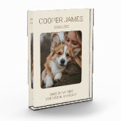Pet Memorial Modern Eenvoudige Sympathie Keepsake  Fotoblokken (Links)