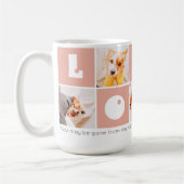 Pet Memorial Modern Herdenking Foto's Keepslag Koffiemok (Links)