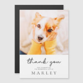 Pet Memorial Modern Simple Minimalist Chic Foto (Voorkant / Achterkant)