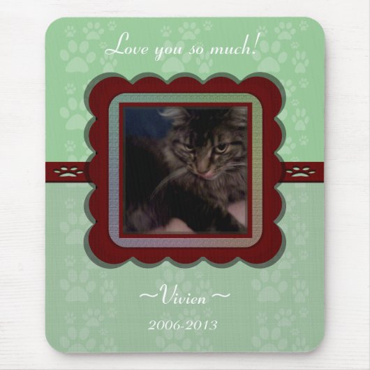  Pet Memorial Muismat (Voorkant)