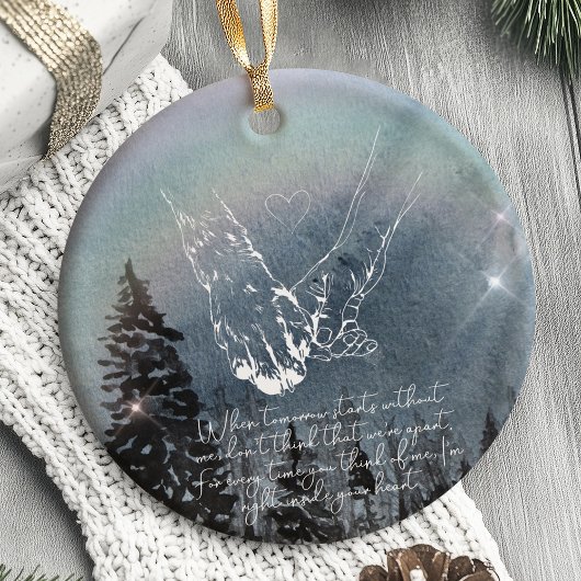 Pet Memorial Ornament hond gepersonaliseerd