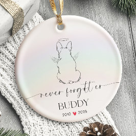 Pet Memorial Ornament hond gepersonaliseerd