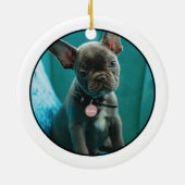 Pet Memorial Ornament met foto (Achterkant)