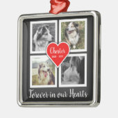 Pet Memorial Ornament met vier foto's en details (Links)
