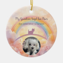 Pet Memorial Ornament - Mijn beschermengel heeft p