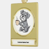  Pet Memorial Ornament, tekst, foto Verguld Banner Ornament (Links)