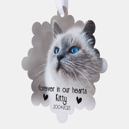 Pet Memorial ornamenten voor altijd in onze harten (Links)