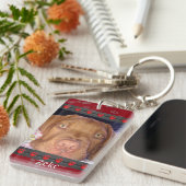 Pet Memorial - Paw Prints - Pet Loss Sleutelhanger (Voorkant Rechts)