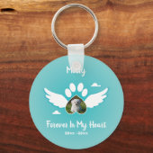 Pet Memorial Personaliseren Sleutelhanger (Voorkant)