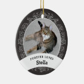 Pet Memorial Personalized Chalkboard toevoegen Fot Keramisch Ornament (Rechts)