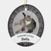 Pet Memorial Personalized Chalkboard toevoegen Fot Keramisch Ornament (Links)