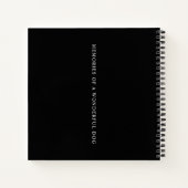 Pet Memorial Personalized Dog Loss Photo Collage Notitieboek (Achterkant)