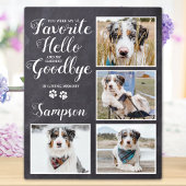 Pet Memorial Personalized Keepomwille Photo Collag Fotoplaat