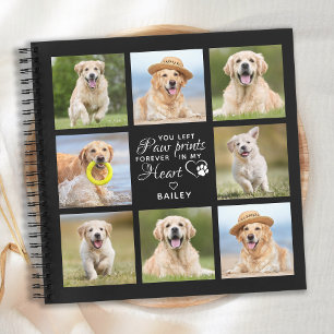 Pet Memorial Personalized Pet Loss Photo Collage N Notitieboek