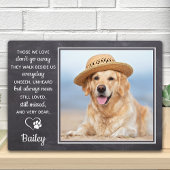 Pet Memorial Pet Loss Gift Personalized Dog Foto Fotoplaat