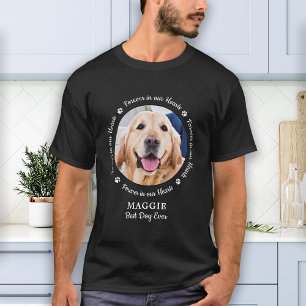 Pet Memorial Pet Loss Keepomwille Aangepaste foto T-shirt