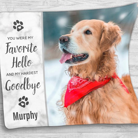 Pet Memorial Pet Loss Keepomwille Foto Fleece Deken