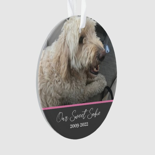 Pet Memorial Pet Ornament (voorkant)