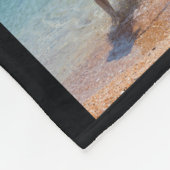 Pet Memorial Photo Collage Fleece Deken (Hoek)