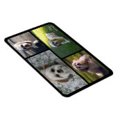 Pet Memorial Photo Collage Name with Dates Magnet Magneet (Rechterzijde)