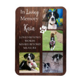 Pet Memorial Photo Keepomwille Personalized Magneet (Verticaal)