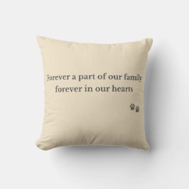 Pet Memorial Pillow – Forever Family Kussen