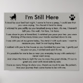 Pet memorial poster (Voorkant)