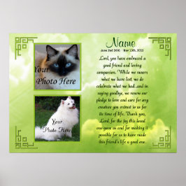Pet Memorial Poster Print - Religie - Cat Dog