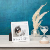Pet Memorial Quote Simple Moderne Chic Photo Fotoplaat (Insitu)