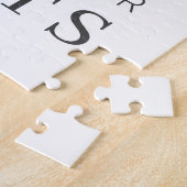 Pet Memorial Quote Simple Moderne Chic Photo Legpuzzel (Zijkant)