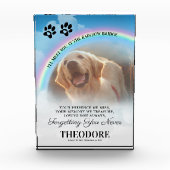 Pet Memorial Rainbow Bridge Fotoblokken (Voorkant)