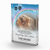 Pet Memorial Rainbow Bridge Fotoblokken (Rechts)