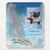 Pet Memorial Rainbow Bridge Mousepad - Personalise Muismat (Voorkant)