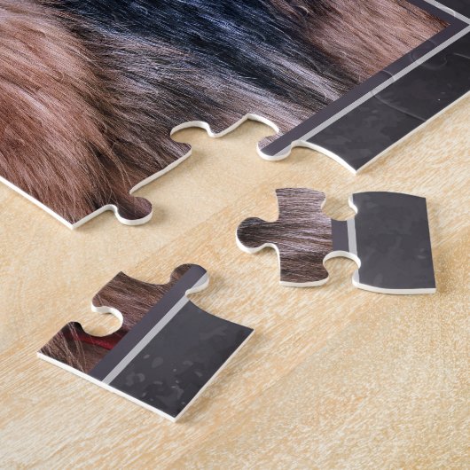 Pet Memorial - Rustic Slate - Sympathie Citaat Dog Legpuzzel (Zijkant)