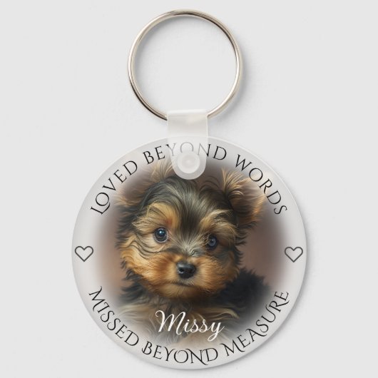 Pet Memorial Sleutelhanger (Voorkant)