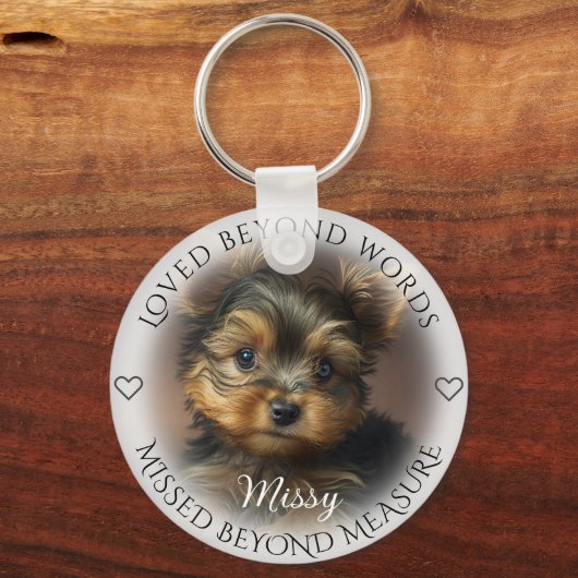 Pet Memorial Sleutelhanger (Voorkant)