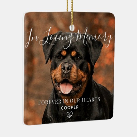 Pet Memorial Specialized Photo Ceramic Ornament (Rechts)