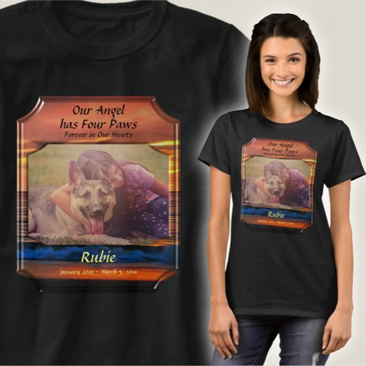 Pet Memorial Sunset 1577 T-shirt