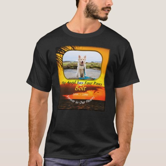 Pet Memorial Sunset 2441 T-shirt (Voorkant)