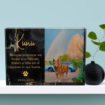 Pet Memorial Sympathie Gift voor kat of Hondenlief