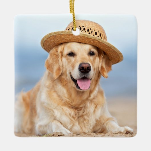 Pet Memorial Sympathie Quote Dog Remembrance Keramisch Ornament (Voorkant)