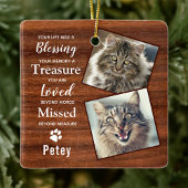 Pet Memorial Sympathy Cat Keepomwille Foto Keramisch Ornament
