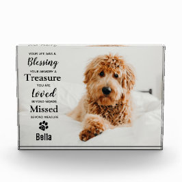 Pet Memorial Sympathy Pet Loss Dog Fotoblokken