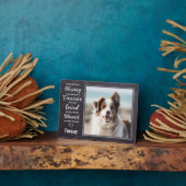 Pet Memorial Sympathy Pet Loss Fotoplaat (Zijkant)