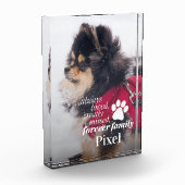 Pet Memorial Sympathy Pet Loss Photo Block Fotoblokken (Links)