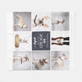 Pet Memorial Sympathy Quote Keepomwille Photo Coll Fleece Deken (Voorkant (Horizontaal))