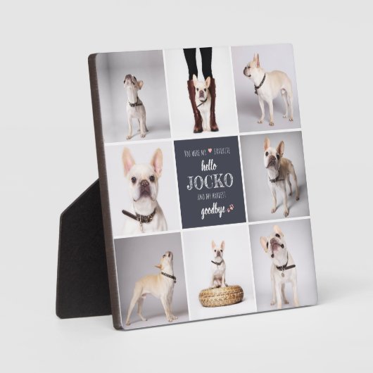 Pet Memorial Sympathy Quote Keepomwille Photo Coll Fotoplaat (Voorkant)